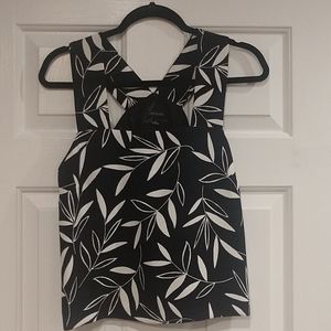 Ann Taylor cropped floral tank